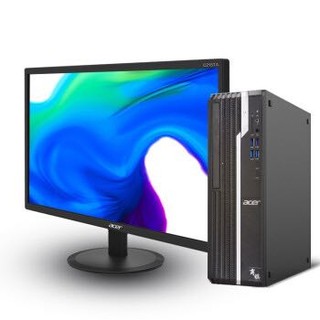 acer 宏碁 宏碁(Acer)商祺SQX4270 660N商用办公台式电脑整机 家用电脑 （十代i5-10400 8G 1T wifi 三年上门）23.8英寸