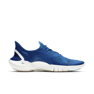 NIKE 耐克 Free Rn 5.0 男子跑鞋 AQ1289-401 宝蓝白 40