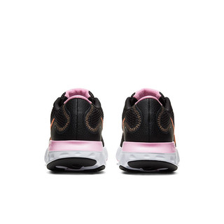 NIKE 耐克 Renew Run 女子跑鞋 CK6360-001 黑粉橙 38