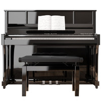JINGZHU 京珠 JZ-W2 立式钢琴 121cm 黑色 专业考级