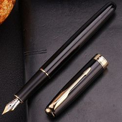 Jinhao 金豪 75 钢笔 0.5mm 黑色简装 单支装