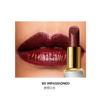 TOM FORD 汤姆·福特 烈焰幻魅唇膏 鎏金银管 #80IMPASSIONED燃情红棕 3g