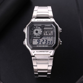 CASIO 卡西欧 G-SHOCK YOUTH系列 42.1毫米石英腕表 AE-1200WHD-1AV