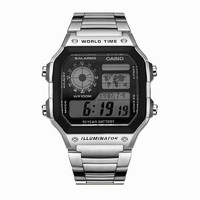 CASIO 卡西欧 G-SHOCK YOUTH系列 42.1毫米石英腕表 AE-1200WHD-1AV