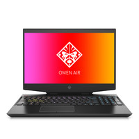 OMEN 暗影精灵5 Air 15.6英寸 游戏本 黑色(酷睿i7-9750H、GTX 1660Ti 6G、16GB、1TB SSD、1080P、IPS、144Hz、15-dh0151TX)