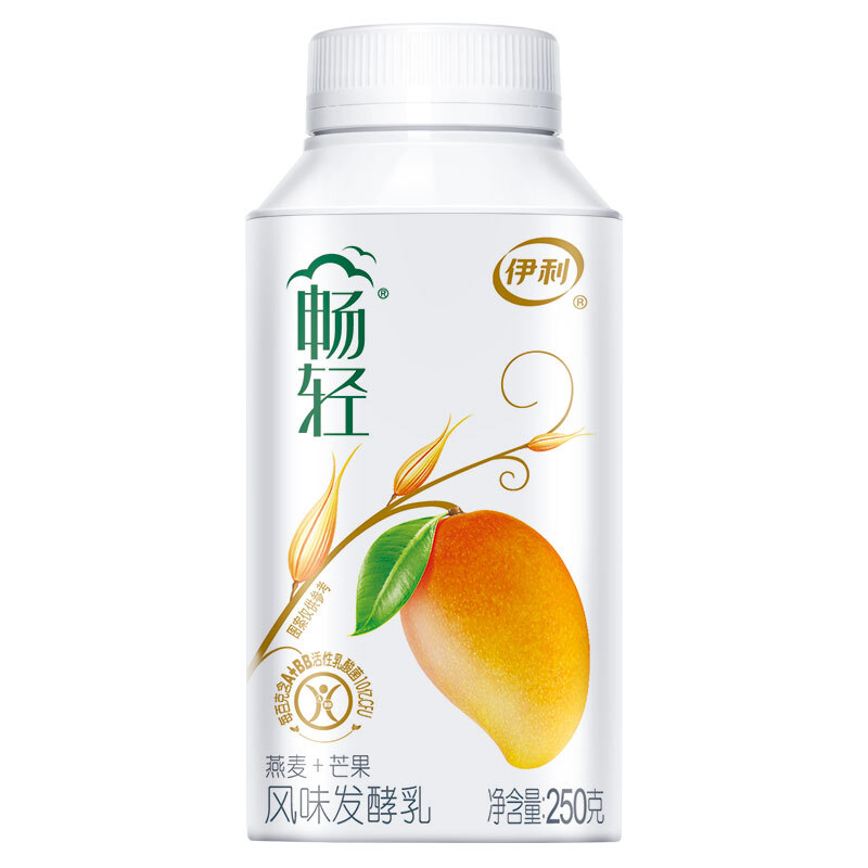 yili 伊利 畅轻 风味发酵乳组合装 2口味(燕麦味 芒果味)250g