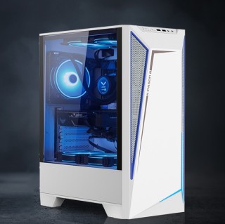 IPASON 攀升 战境 S5 台式机 珍珠白(酷睿i5-10400F、GTX 1660 Super 6G、16GB、500GB SSD)