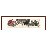 ZEN'S BAMBOO 橙舍 齐白石《繁花似锦》195x60cm