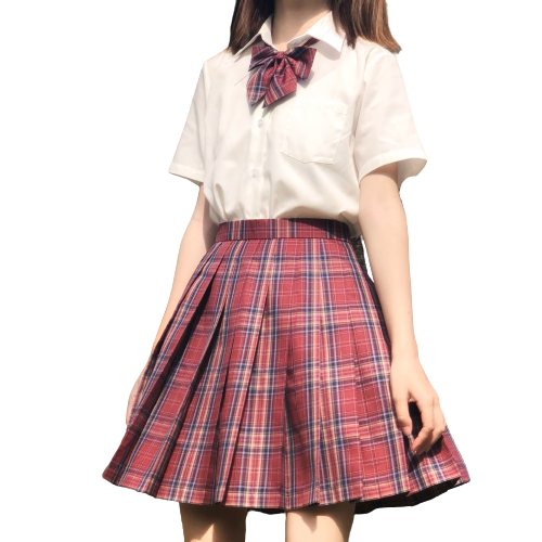 Jk制服丨十款温柔甜美的浅色格裙安利来了 特色女装 什么值得买