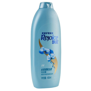 Rejoice 飘柔 家庭护理系列 长效清爽去屑洗发露 兰花400ml