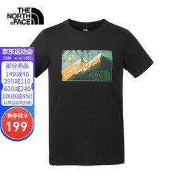 THE NORTH FACE THE NORTH FACE/北面T恤男短袖户外透气运动半袖5JTI