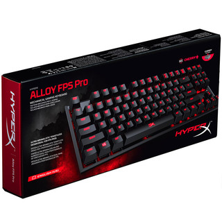 HYPERX Alloy FPS Pro 87键 有线机械键盘 黑色 HyperX青轴 单光