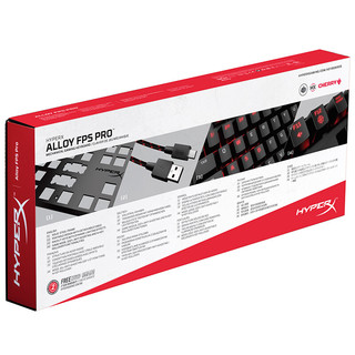 HYPERX Alloy FPS Pro 87键 有线机械键盘 黑色 HyperX青轴 单光