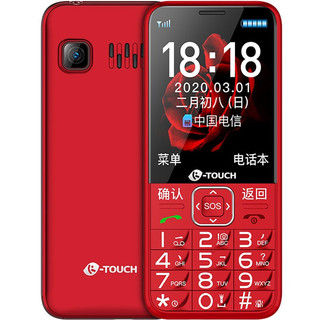 K-TOUCH 天语 N1C 电信版 2G手机 红色