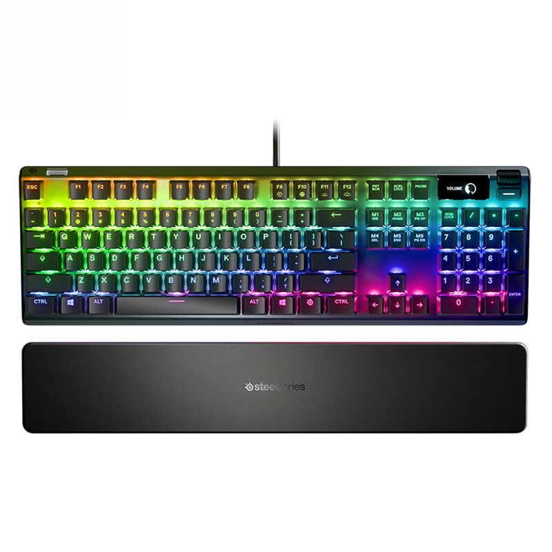 Steelseries 赛睿 APEX PRO 104键 有线机械键盘 黑色 OmniPoint轴体 RGB