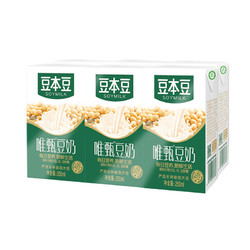 SOYMILK 豆本豆 唯甄豆奶 植物蛋白质饮料 儿童营养早餐奶 250ml*6盒