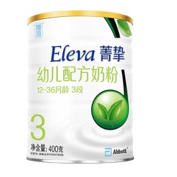 Eleva 菁挚 有机幼儿配方奶粉 3段 400g