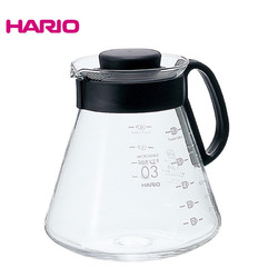 HARIO 日本手冲咖啡磨豆机 咖啡过滤分享壶套装滴滤式新手入门 XVD-80B 咖啡壶800ml