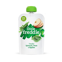 LittleFreddie 小皮 豌豆菠菜蔬菜泥宝宝辅食泥欧洲原装进口婴儿零食(6+月龄适用)100g*1袋