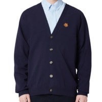 KENZO Tiger Crest 男士V领开衫 Navy Blue M