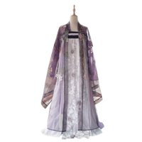 采梦集 唐制汉服 莫待无花·不负 女士上襦下裙大袖衫 S