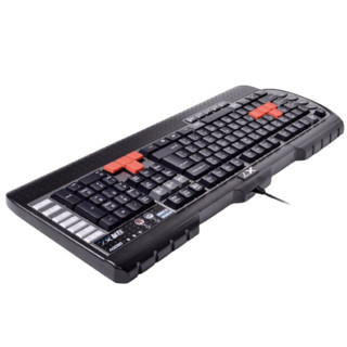 A4TECH 双飞燕 X7-G800V 104键 有线薄膜键盘