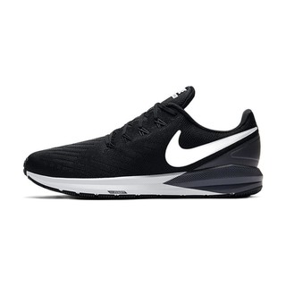 NIKE 耐克 Air Zoom Structure 22 男子跑鞋 AA1636-002 黑色/白色 46