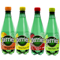 perrier 巴黎水 果味气泡水 500ml*4瓶