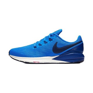 NIKE 耐克 Air Zoom Structure 22 男子跑鞋 AA1636-403 蓝色 44