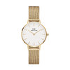 Daniel Wellington DW00100350 女士石英手表 28mm 白盘 镀金不锈钢表带 圆形