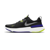 NIKE 耐克 React Miler 男子跑鞋 CW1777-011 黑色/灰色/蓝色 38.5