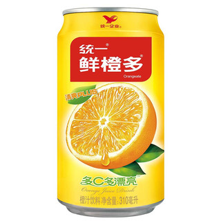 Uni-President 统一 鲜橙多 橙汁饮料 310ml*24罐