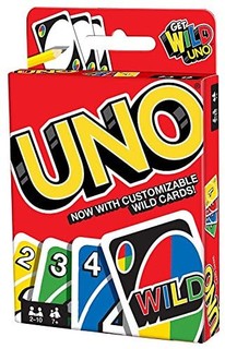 Mattel Games UNO 乌诺牌 Card Game Customizable with Wild Cards