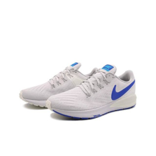 NIKE 耐克 Air Zoom Structure 22 男子跑鞋 AA1636-007 灰白蓝 39