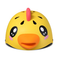 700Kids 柒小佰 儿童运动头盔安全防护舒适透气骑行运动配件 儿童防护头盔 黄色小鸡款