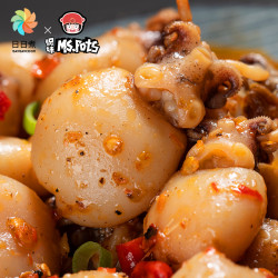 香辣墨鱼仔即食熟食海鲜鲜冻麻辣墨鱼仔零食海味小吃120g每盒