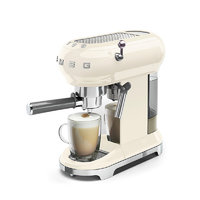 Smeg 斯麦格 ECF01 半自动咖啡机 1.5L 奶白色