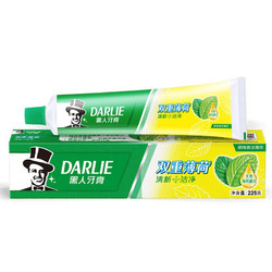 DARLIE 黑人 #运动时尚国货新品# 国民品牌 黑人 双重薄荷牙膏  225g