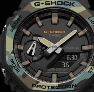 CASIO 卡西欧 G-SHOCK系列 45.4毫米石英腕表 GA-2100SU-1A