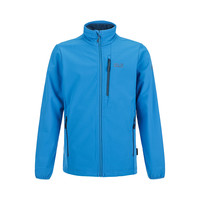 防风防泼水 男款内绒恒温时尚百搭长袖软壳外套 S 蓝色