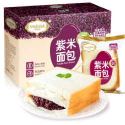 玛呖德 紫米面包 10包整箱 共1100g