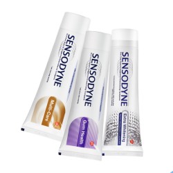 SENSODYNE 舒适达 多效护理家庭装牙膏 100g*3支(赠牙膏 20g*2支)