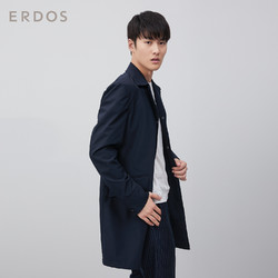 ERDOS 鄂尔多斯 20新品休闲百搭男士大衣外套商务中长款风衣宽松时尚