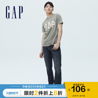 Gap 盖璞 Gap男女装LOGO纯棉短袖T恤848801 2021夏季新款上衣