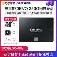 SAMSUNG 三星 三星固态硬盘250g 870evo笔记本固态256台式机电脑2.5寸sata接口