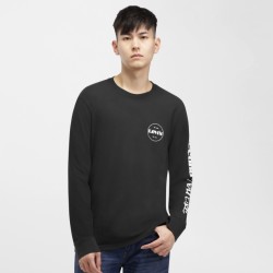 Levi's 李维斯 16139-0018 男士圆领印花长袖T恤