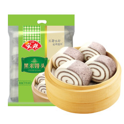 Anjoy 安井 黑米馒头 48只装 共1kg
