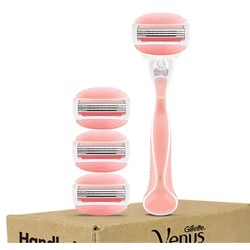 Gillette 吉列 Venus ComfortGlide 白茶女士剃刀 1刀架+4刀头