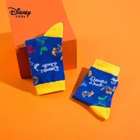 Disney 迪士尼 4.17号超品迪士尼男童袜子2021春装新款儿童宝宝时尚卡通中筒袜（3双装）