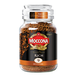 Moccona 摩可纳 摩可纳特浓冻干速溶咖啡 200g/瓶